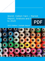 World: Cotton Yarn - Market Report. Analysis and Forecast To 2020