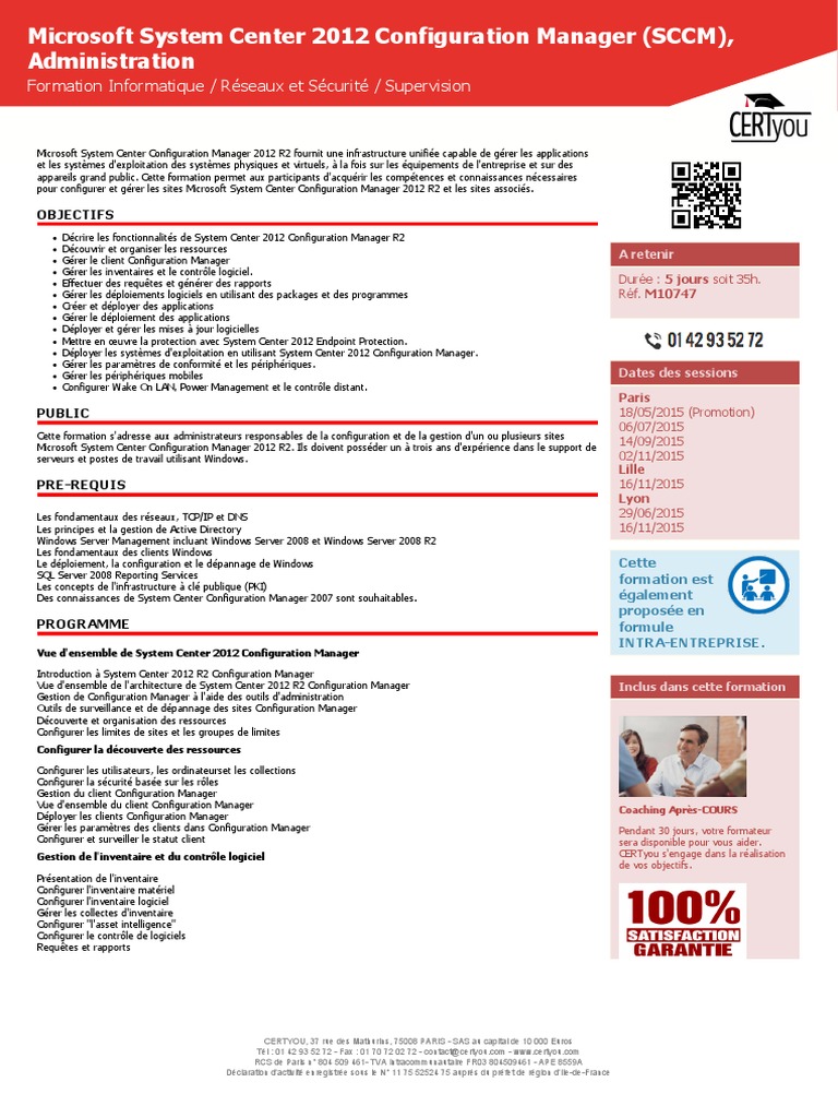 Formation SCCM 2012 R2 Administration | PDF | Windows Server 2008 ...