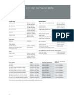 Speedmaster CD 102 Technical Data: Printing Stock Blanket Cylinder