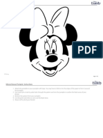 Minnie Mouse Pumpkin: Template: © Disney