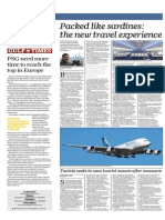 Packed Like Sardines, The New Travel Experience - Gulf Times 23 April 2015