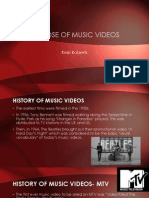 Purpose of Music Videos123