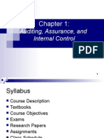 Auditing, Assurance, and Internal Control