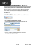 Font in SAP