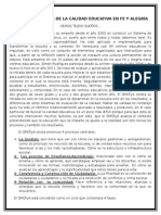 Sistema de Mejora de La Calidad Educativa en Fe y Alegría