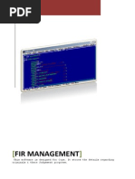 FIR Management