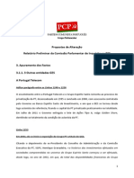 Propostas de Alteração Do PCP-Relatório Preliminar CPIBES