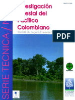 Investigacion Forestal en El Pacifico Colombiano Inderena 1996