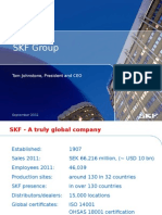 SKF Group: Tom Johnstone, President and CEO