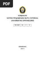Download Kebijakan Mutu SPMI UNDIP by Bangkit Gotama SN262947471 doc pdf