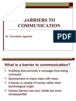 GET TO KNOW ABOUT BARRIERS TO EFFECTIVE COMMUNICATION