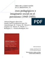 Discursos Pedagogicos e Imaginario Social