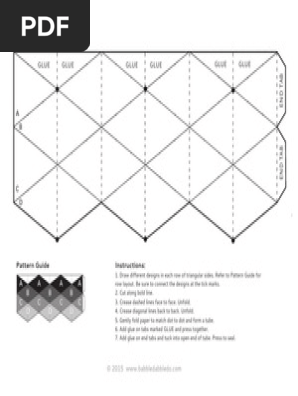 Flextangles Template BABBLE DABBLE DO