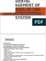 Dental Management of Diseases of The Gastrointestinal System