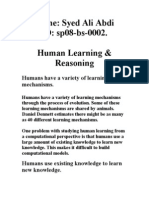 Human Learning