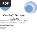 Case Study: Electronics Unlimited