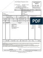 Modelo Factura Hm4526