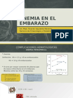 Anemia en El Emabarazo