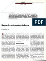 Malpractice and Perio Disease