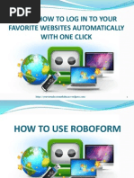 How to Use Roboform