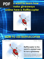 How to Use Rafflecopter