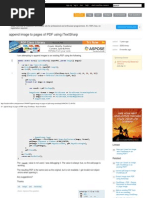Append Image To Pages of PDF Using ITextSharp