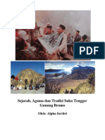 Sejarah, Agama, Tradisi Dan Budaya Suku Tengger, Bromo