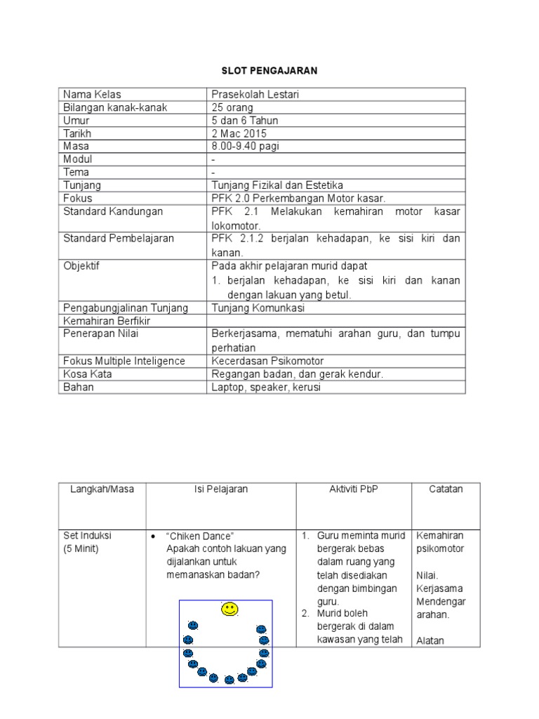 Contoh Refleksi Rph Prasekolah Yang Ni Contoh Refleksi Subjek Bahasa