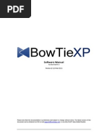 Bowtiexp Software Manual For Release 6 0 Risk Hazards
