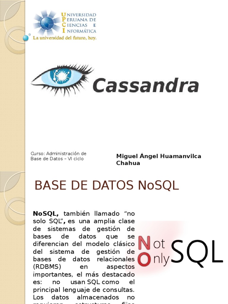 Introducción a Bases de Datos NoSQL | PDF | No Sql | Datos de computadora