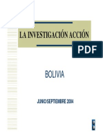 Investigacion Accion Bolivia