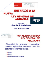 La Nueva Ley General de Aduanas