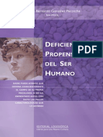 Deficiencias y Propensiones Del Ser Humano PDF