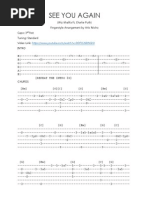 Download See You Again - Fingerstyle Guitar Tabs by Micho Jung SN263019524 doc pdf