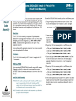 Total Access 3000 To 3050 Female 64 Pin To 64 Pin DSLAM Cable Assembly Job Aid