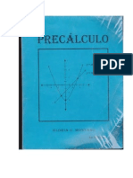 Precalculo Gloria Montano Mm-110 PDF Por Waro