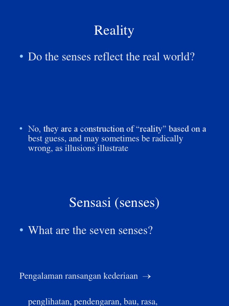Understanding Human Senses | PDF | Philosophy