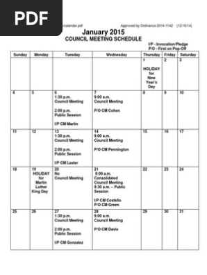 Calendar
