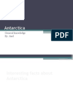 Antarctica: General Knowledge By: Axel