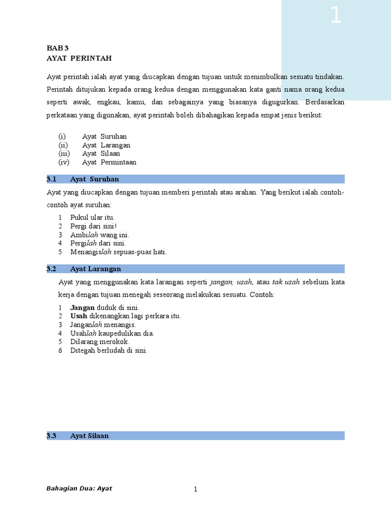 Bab 3 Ayat Perintah Pdf