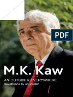 An Outsider Everywhere - Revelations by an Insider - M.K. Kaw