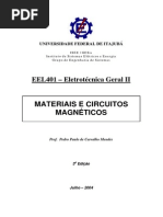 Apostila_EEL521 - Eletrotécnica Geral II - MATERIAIS E CIRCUITOS MAGNÉTICOS