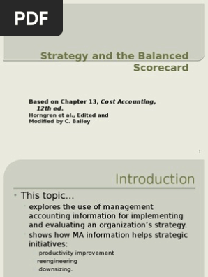 Balanced Scorecard