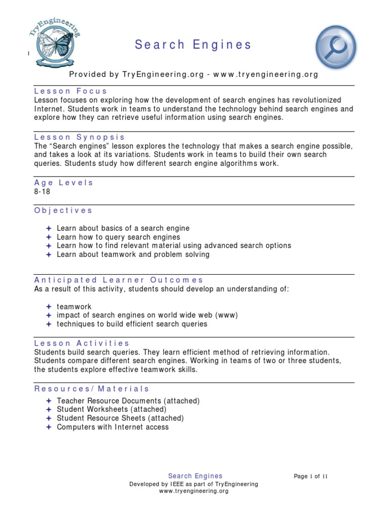 005-001-000-024 Search Engines | PDF | Search Engine Optimization | Web ...