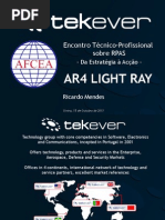 Ar4 Light Ray: Encontro Técnico-Profissional Sobre RPAS