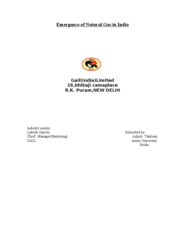 Natural Gas in India | PDF | Natural Gas | Methane