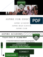 Aspire 2014 HIGH SCHOOL