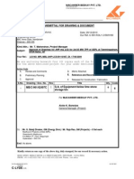 Transmittal For Drawing & Document: Date: 29/10/2010 Our Ref.:C-961/KOL/1.3/58/9180