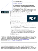 [Eakin, Wightman, Hsu, Gil, Fuentes, Hyman, Pacas, Borraz, Gonzáles, Ponce & Kammen 2014] ICTs & Climate Change Adaptation in LACC (Climate & Development)