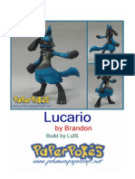 Lucario A4 Lined
